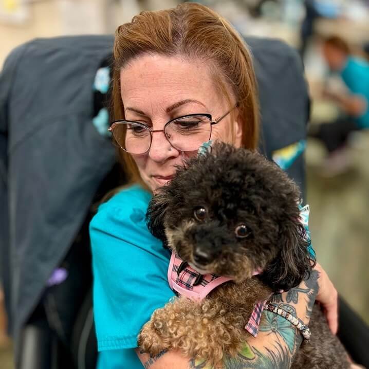 Happy Dog at Vet Visit in Lehigh Acres, FL